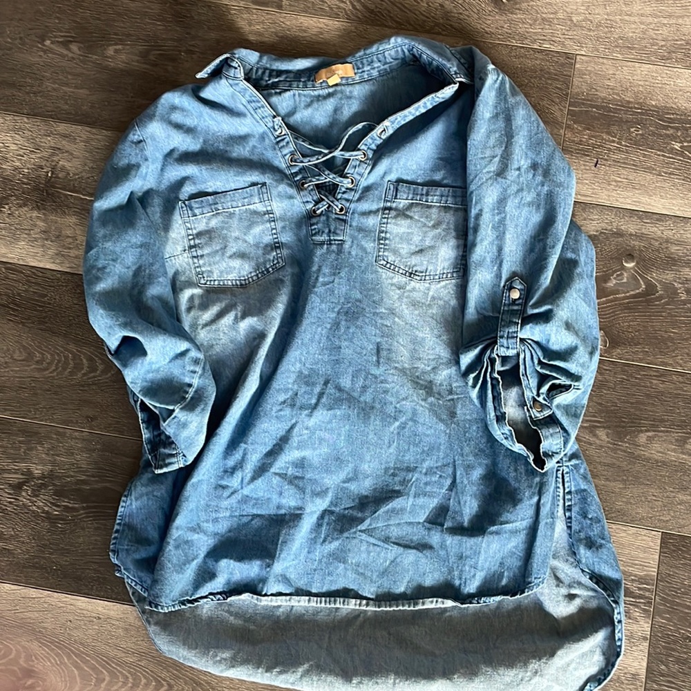 Takara Denim Top
